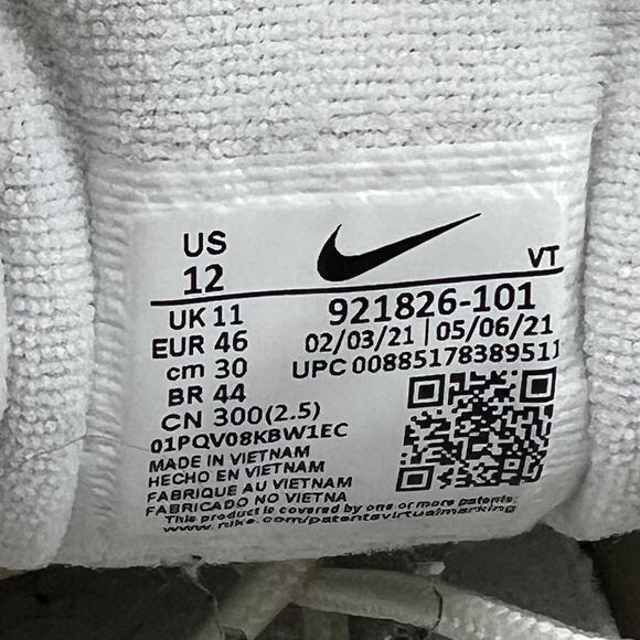 Nike Air Max 97 Running Shoes Men Size 12 White Causal Comfort Low Top Sneakers - Picture 8 of 8